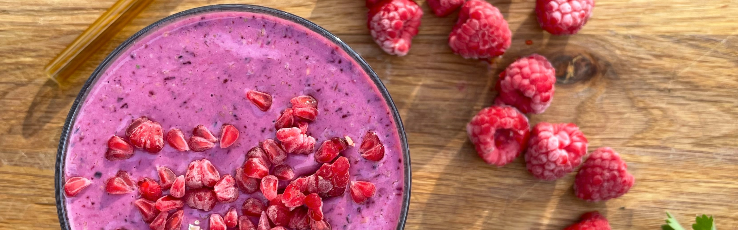 Tofu & berry smoothie