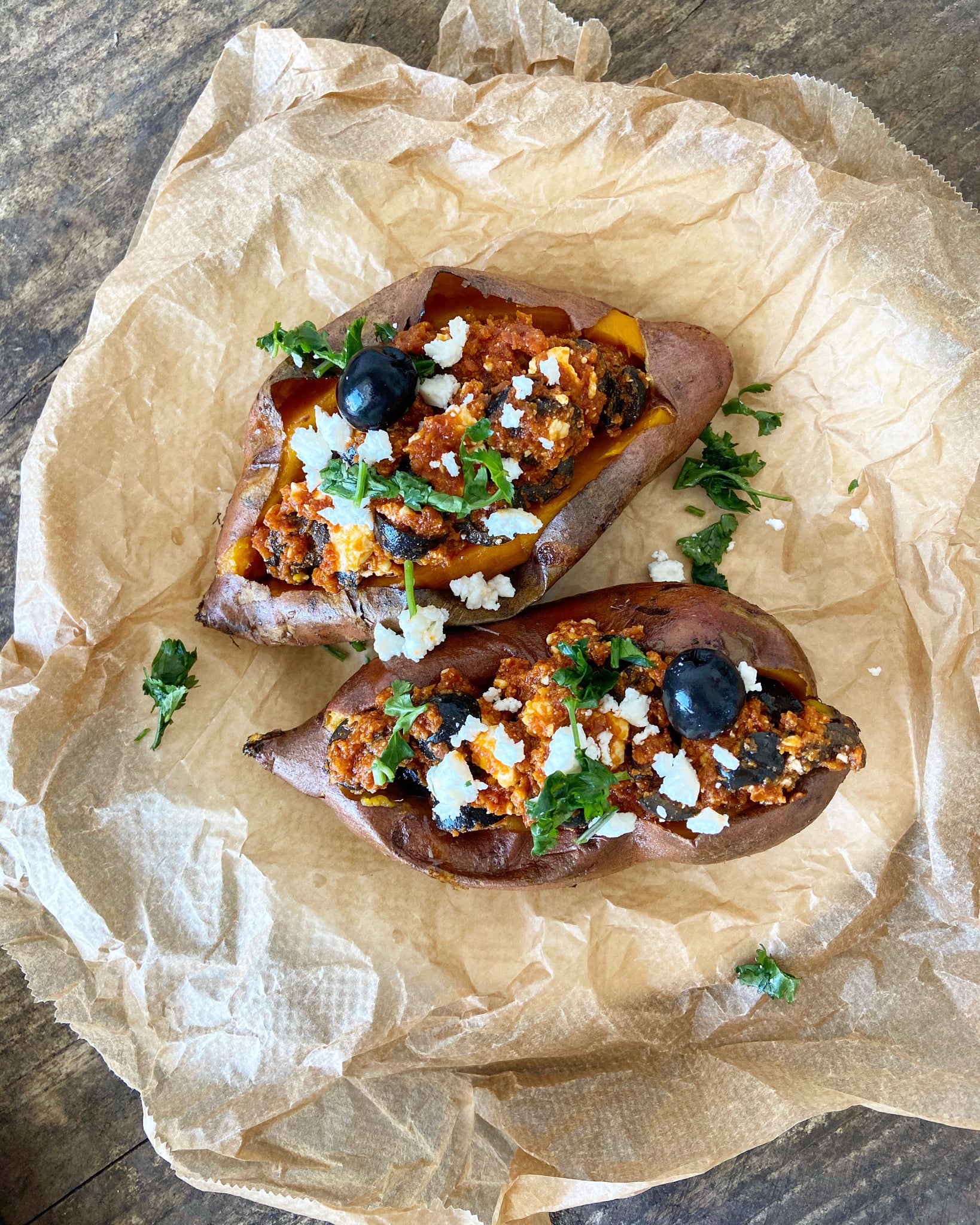 Stuffed Sweet Potatoes