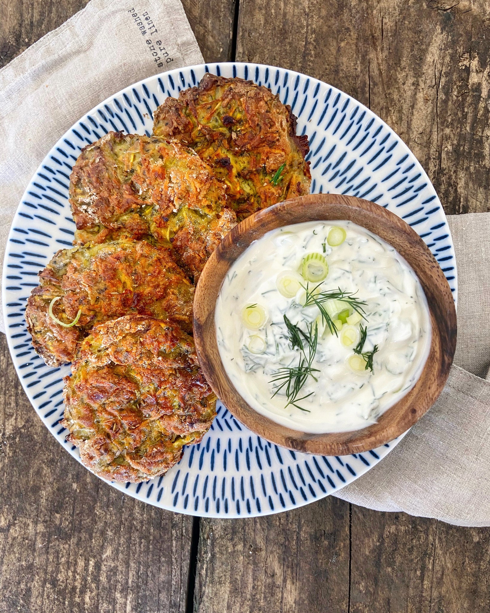 Baked Courgetti Fritters