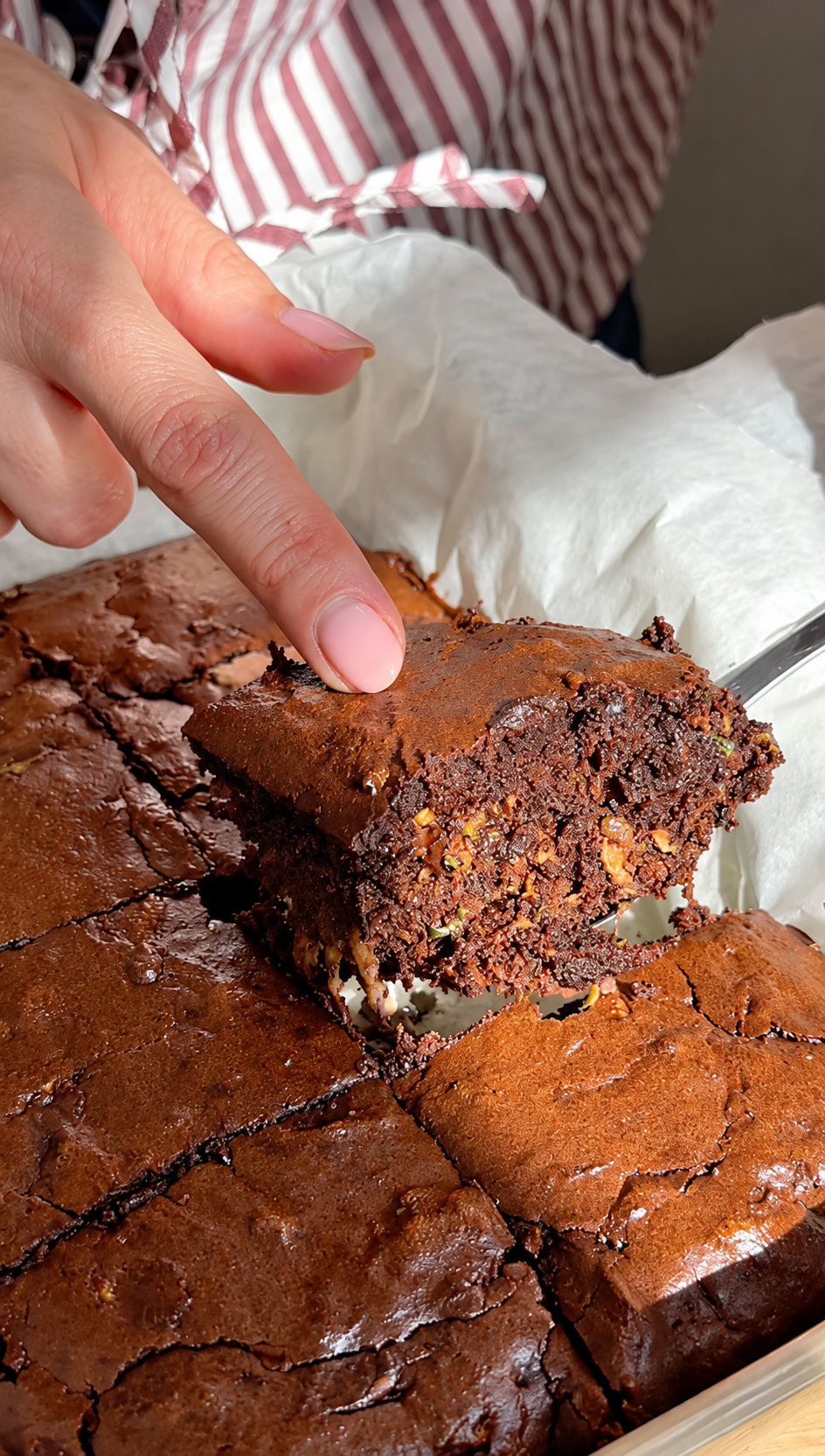 Gooey Chocolate Courgette Brownies
