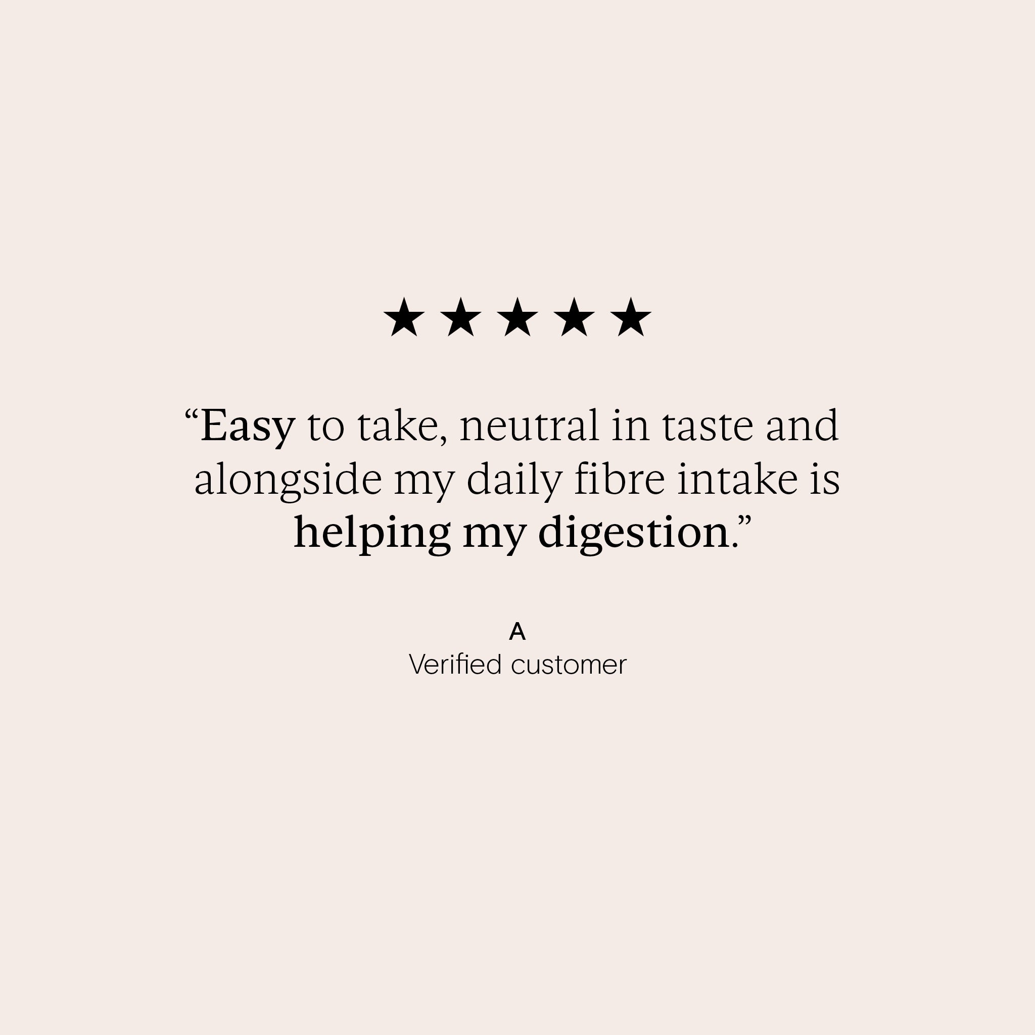Verified review on Wild Nutrition's High Fibre Plus