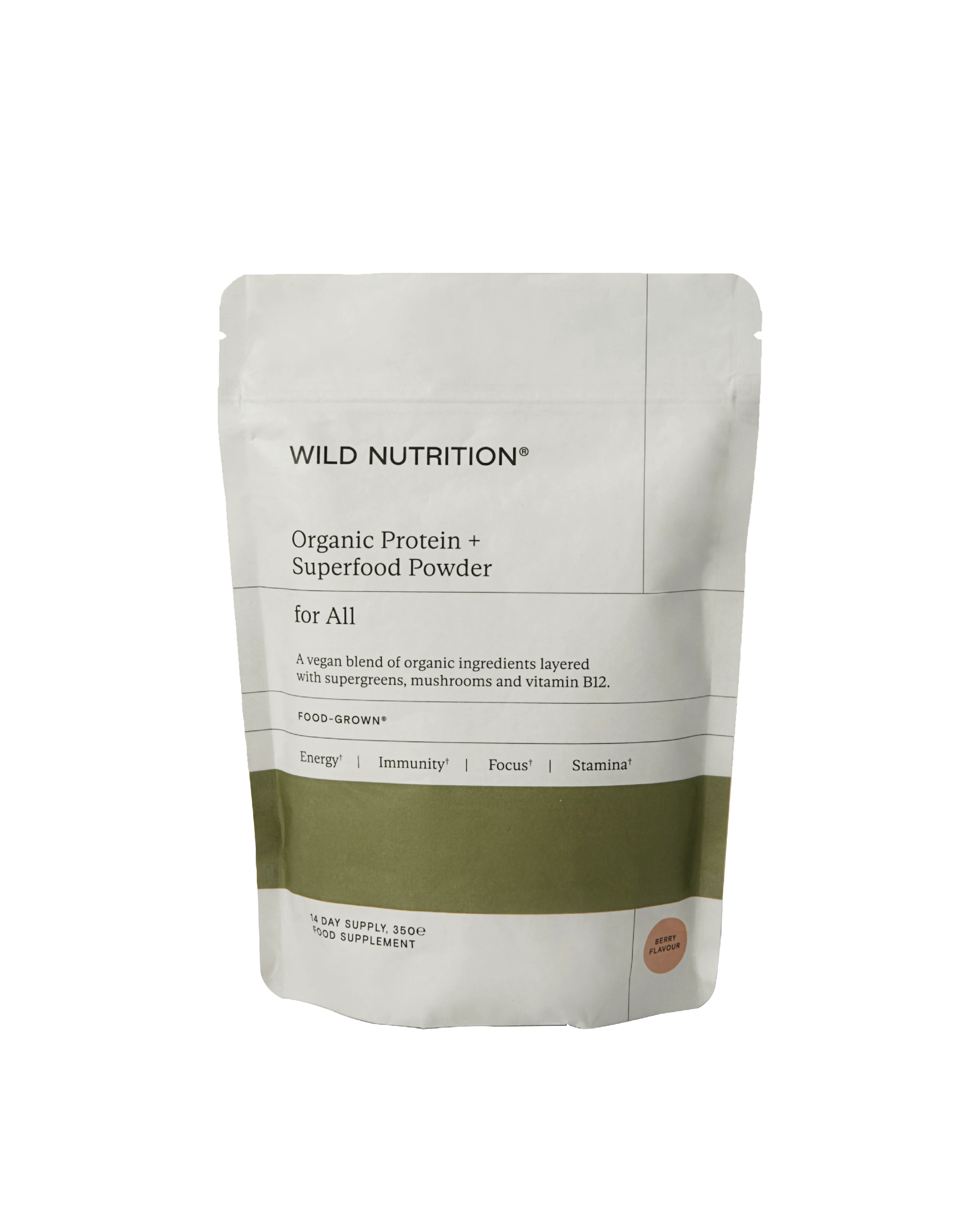 Wild Nutrition's Organic Protein + Superfood Powder
