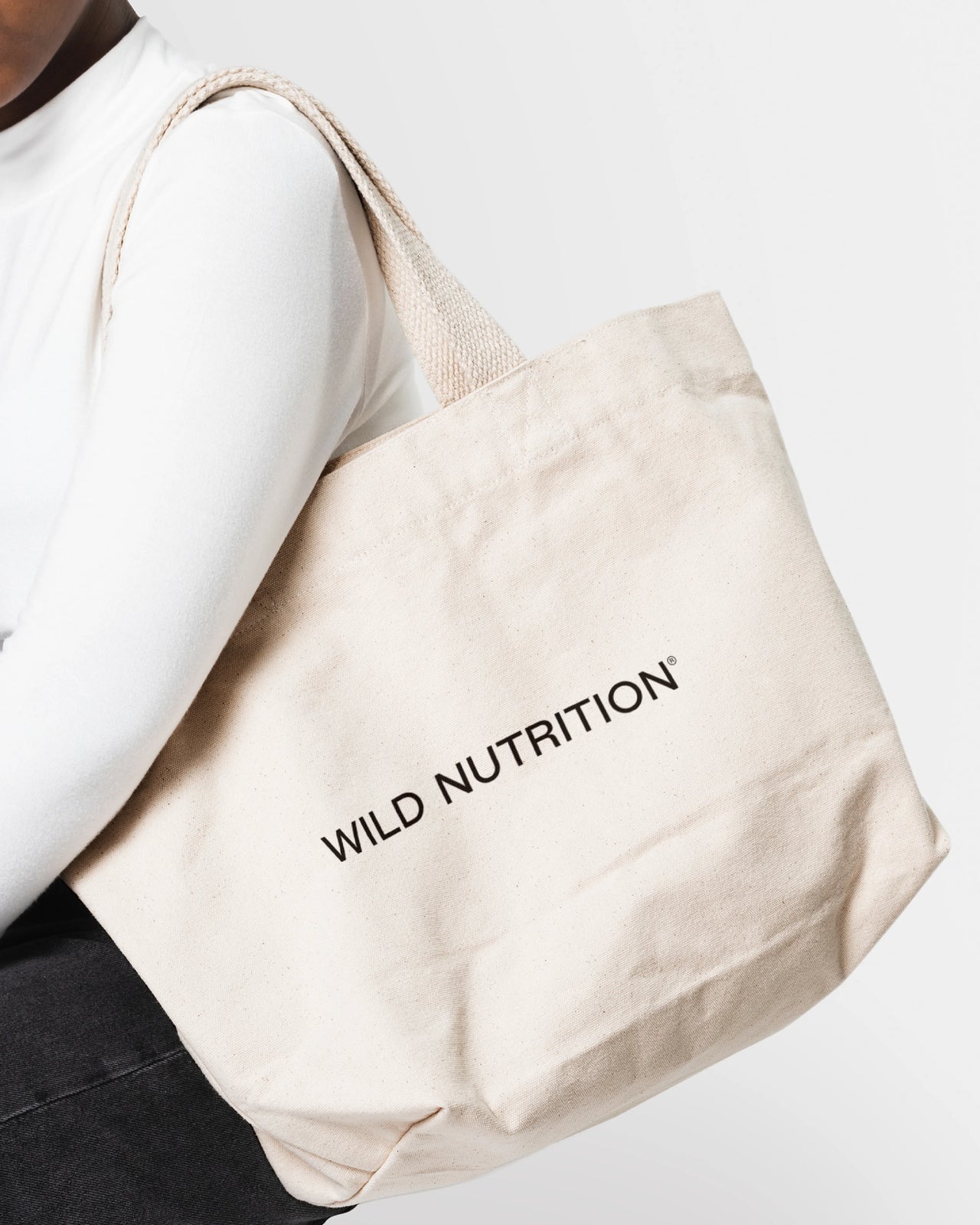 Wild Nutrition Printed Canvas Tote Bag