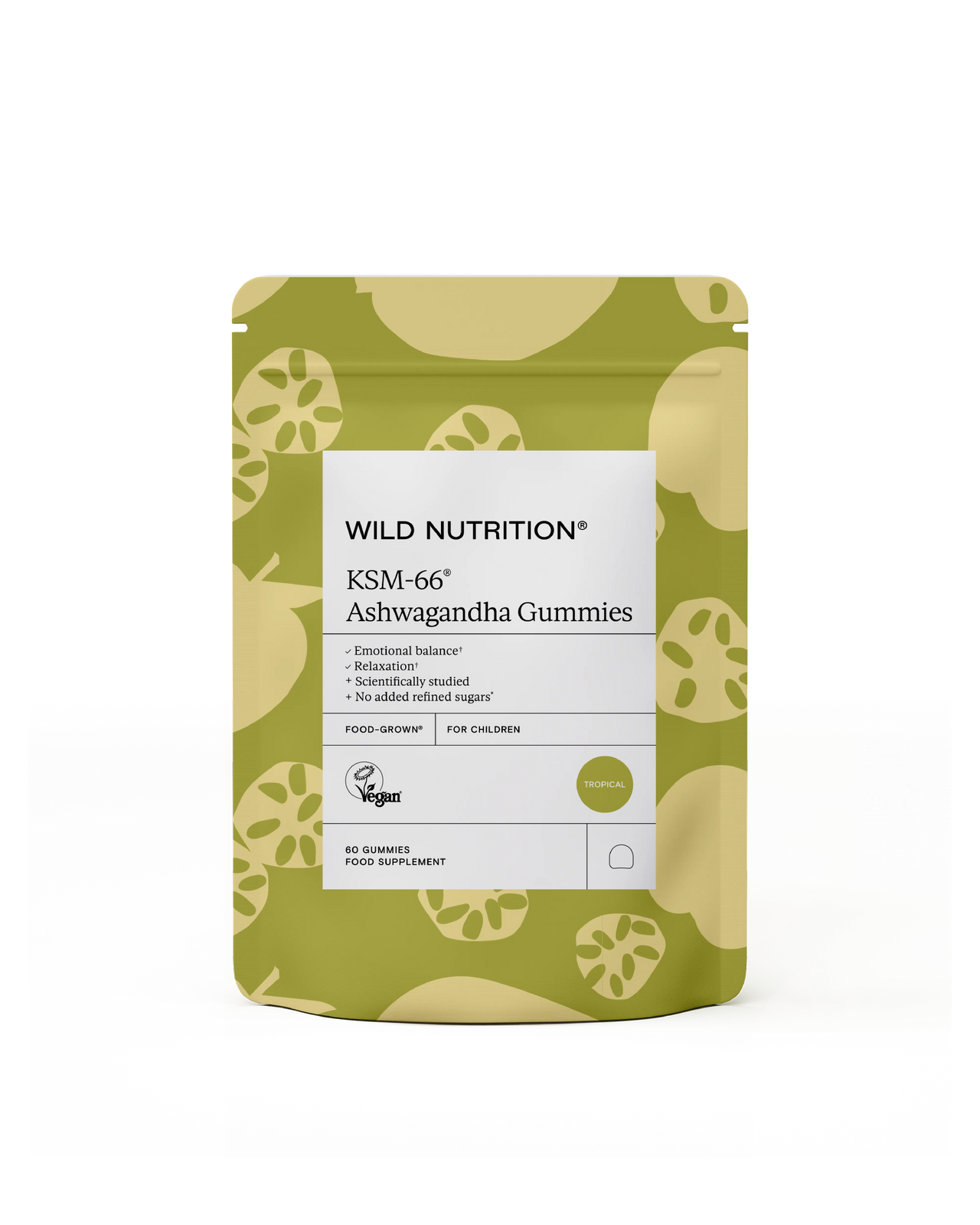 Wild Nutrition's KSM™ Ashwagandha Gummies for Children