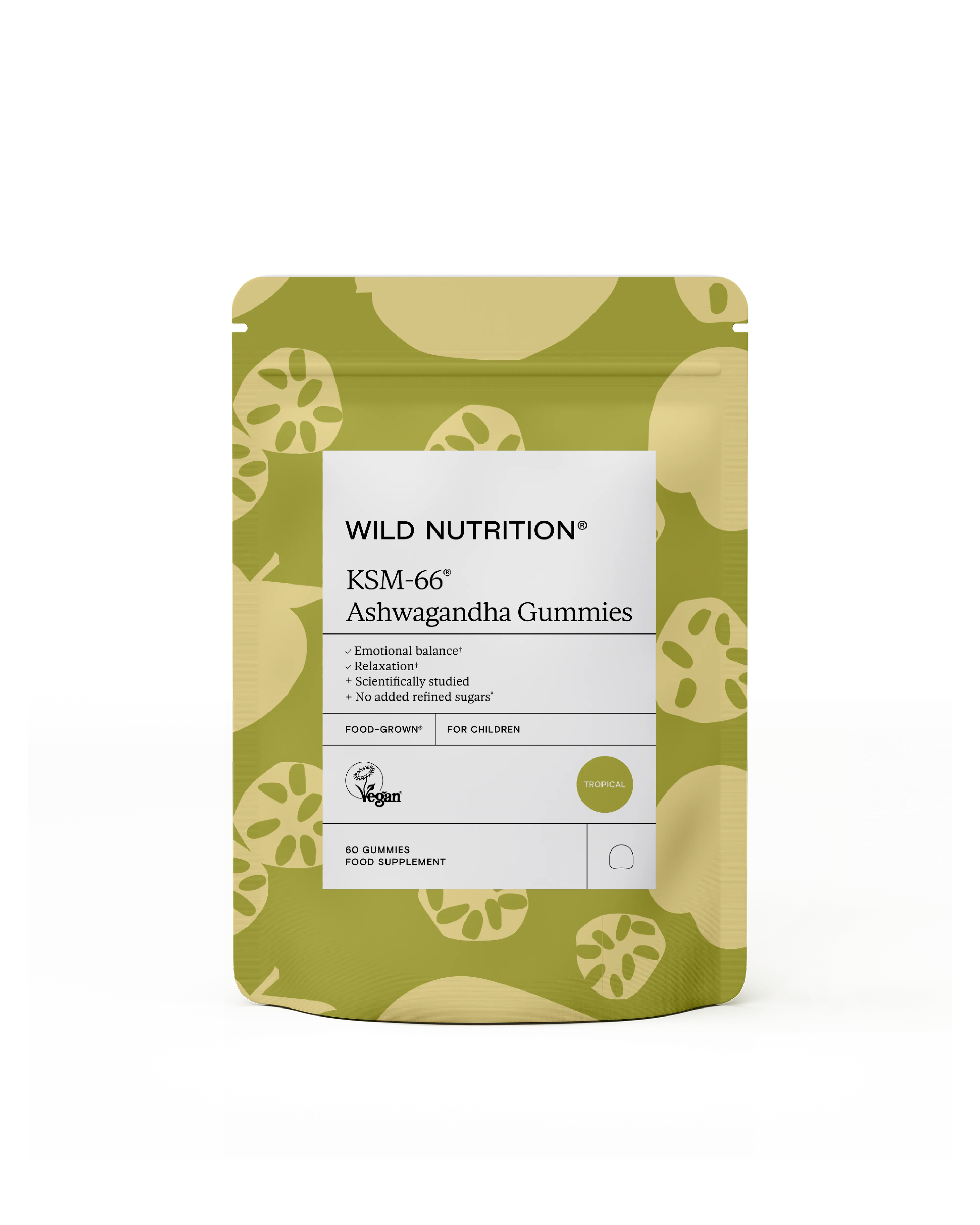 Wild Nutrition's KSM™ Ashwagandha Gummies for Children