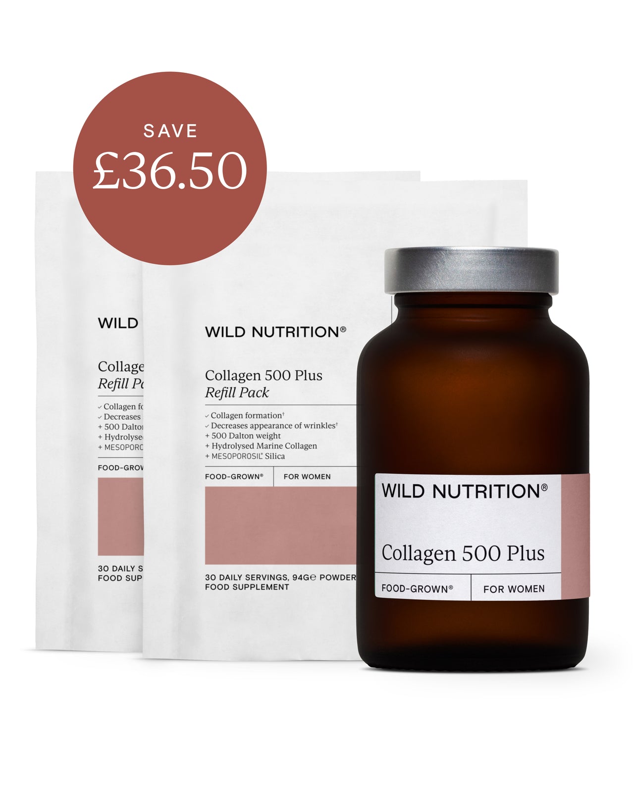 3 for 2 Collagen | Save £36.50 | Wild Nutrition