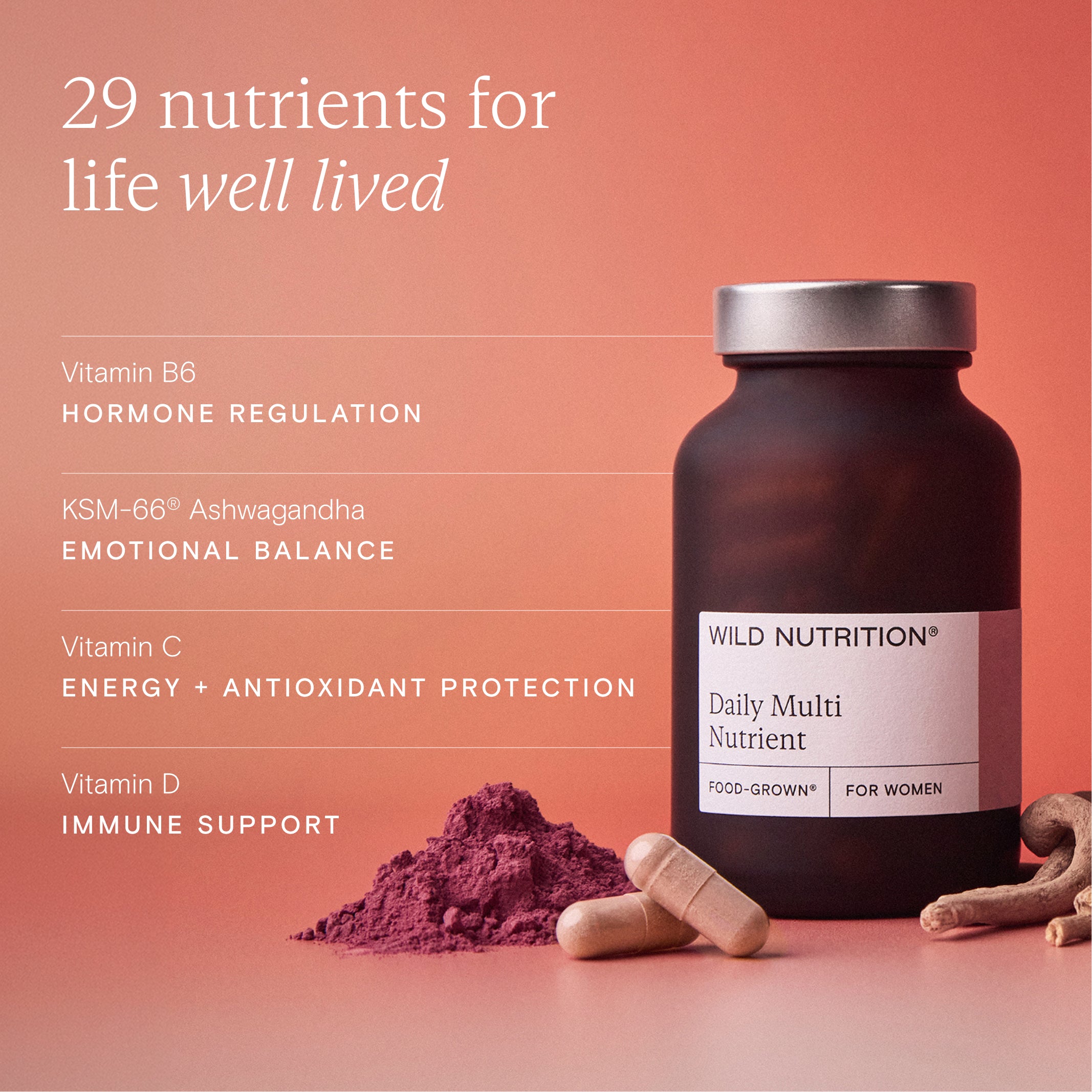 Women's Daily Multi Nutrient | Wild Nutrition