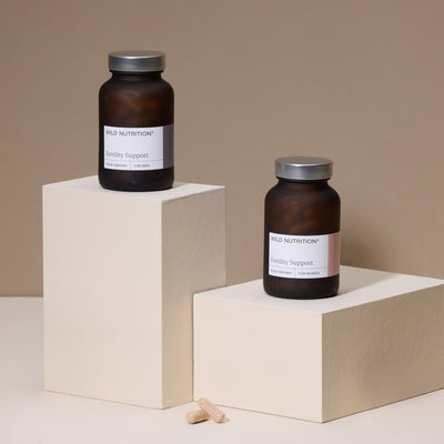 Isabelle Nunn, Head of Nutrition at Wild Nutrition, recommends combined fertility support supplements for women and men