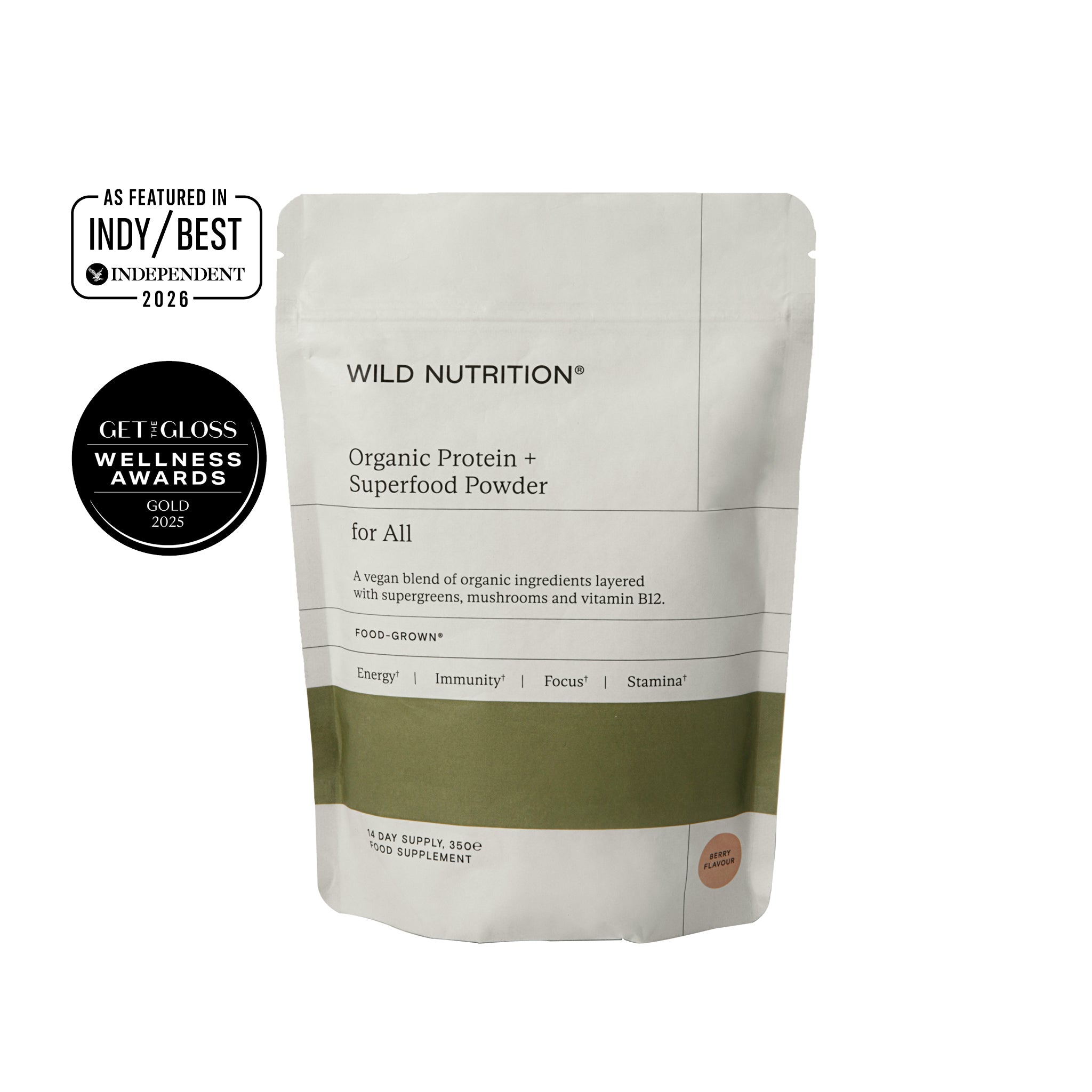 Wild Nutrition's Organic Protein & Superfood powder
