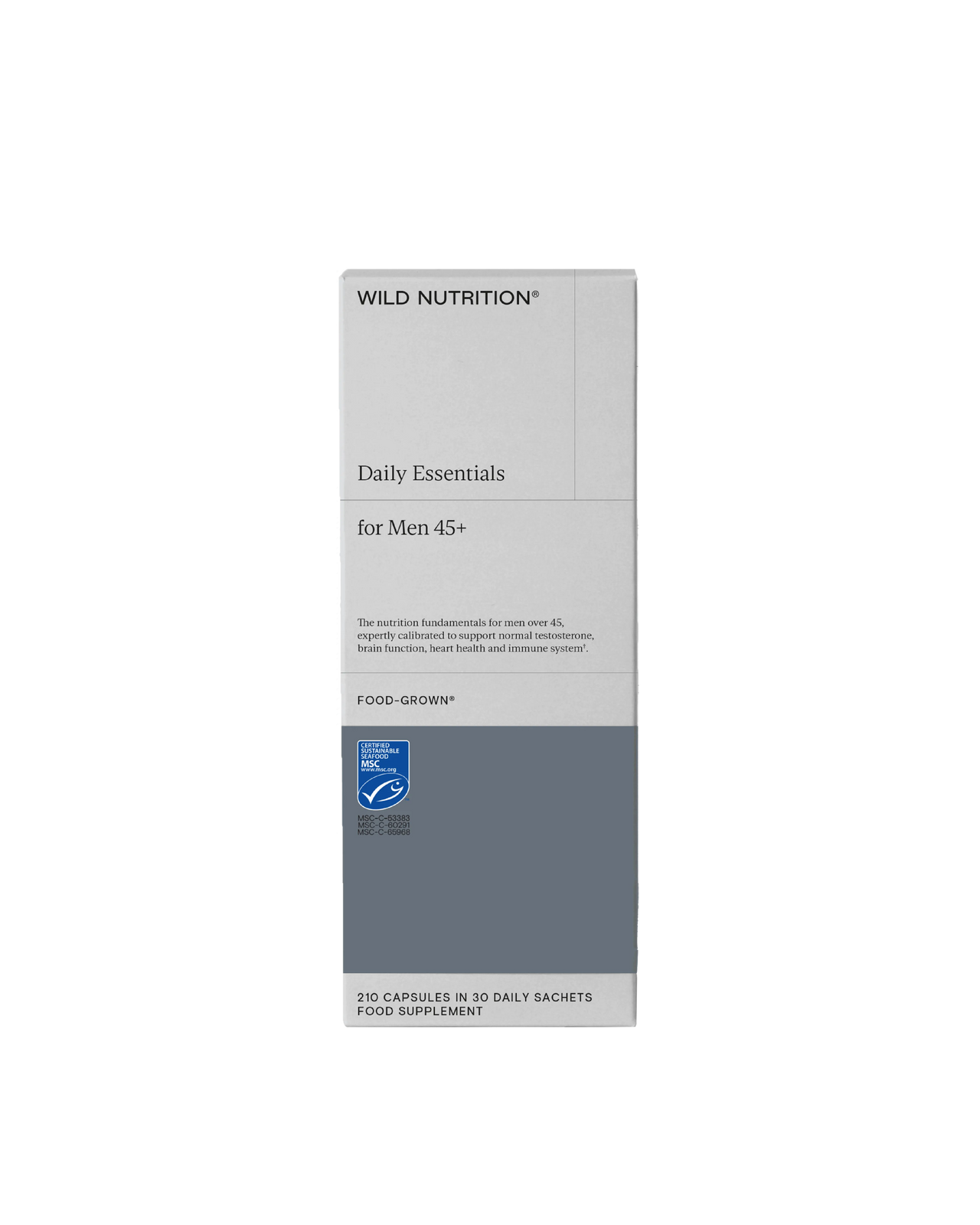 Wild Nutrition's Daily Essentials for Men 45+