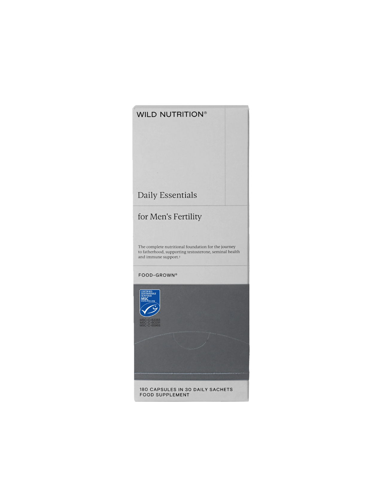 Wild Nutrition's Daily Essentials for Men's Fertility