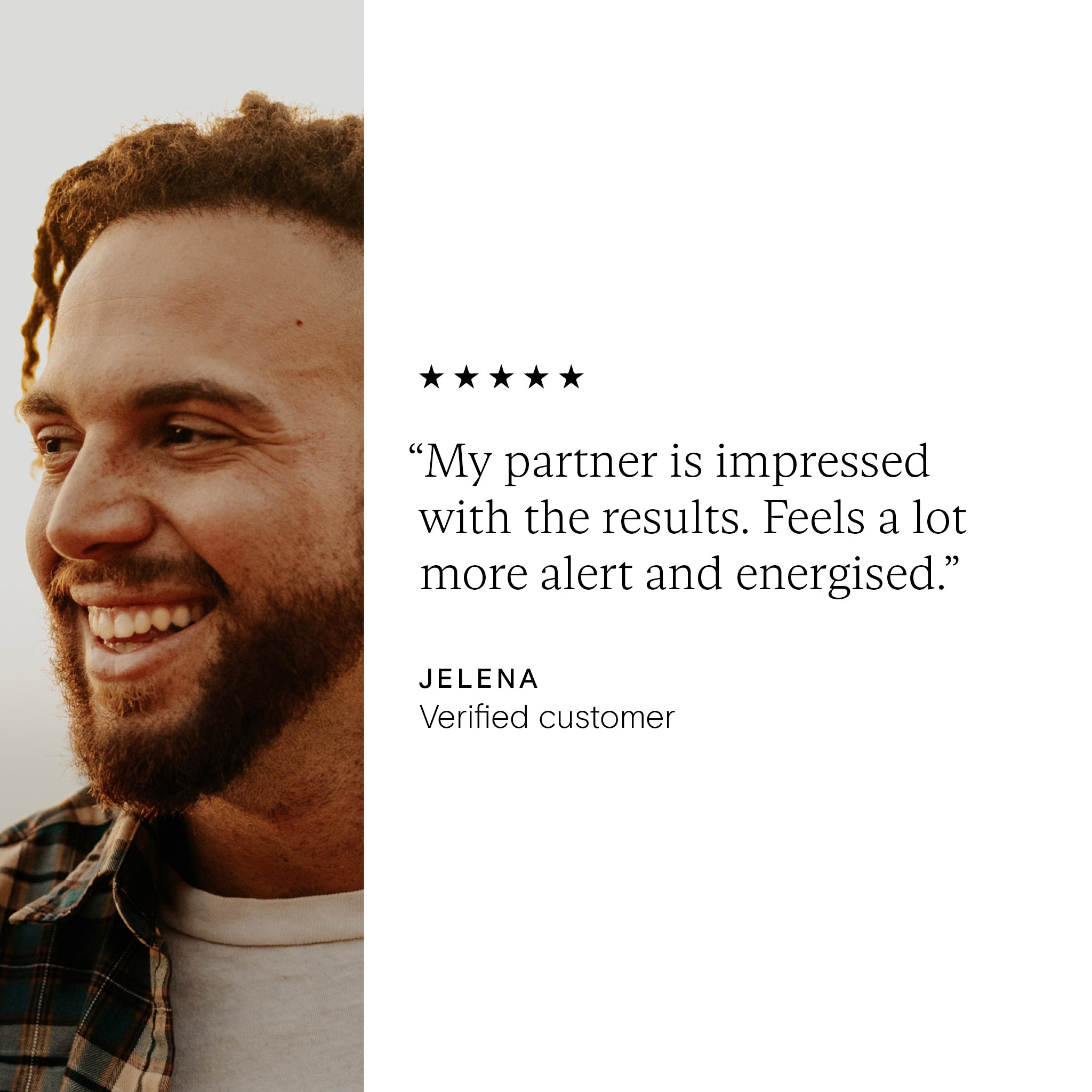 5 star review for the Daily Multi Nutrient for Men