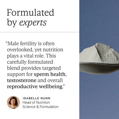 Formulated by experts - Wild Nutrition;'s Fertility Support for Men