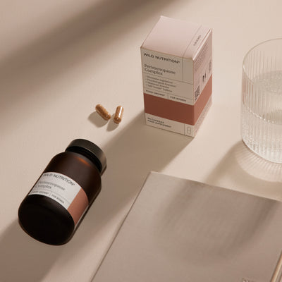 Perimenopause complex supplements - jar and packaging