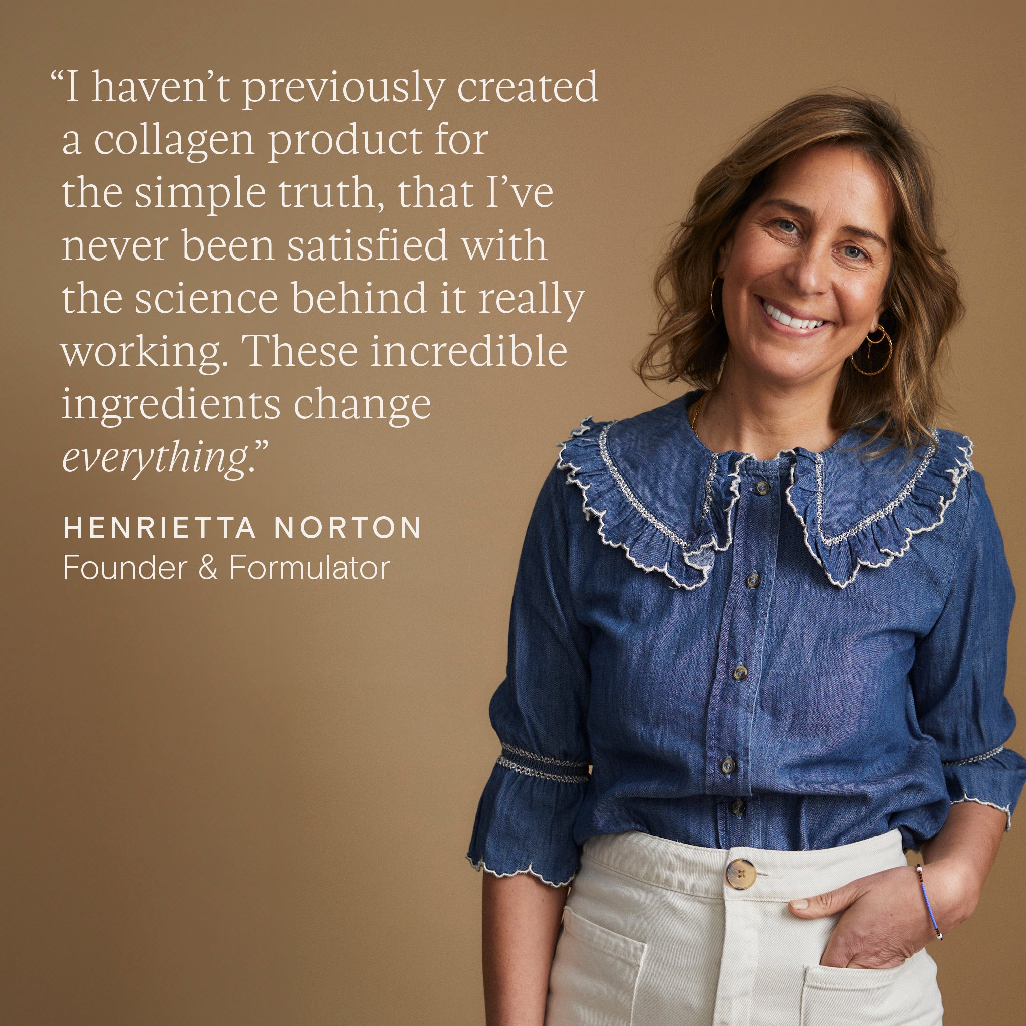 Henrietta Norton, founder and formulator, discusses the science behind Collagen 500 Plus and its transformative ingredients.