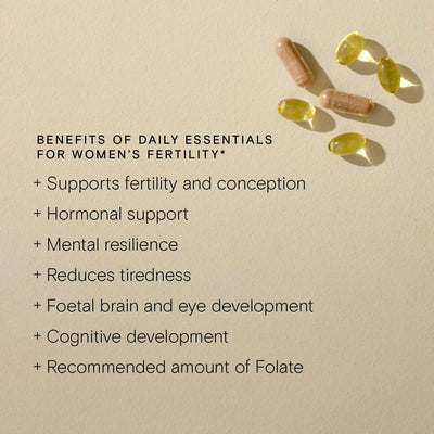 Daily essentials women's fertility benefits