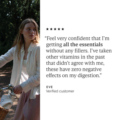 5 star review for Wild Nutrition's Daily Essentials for Women