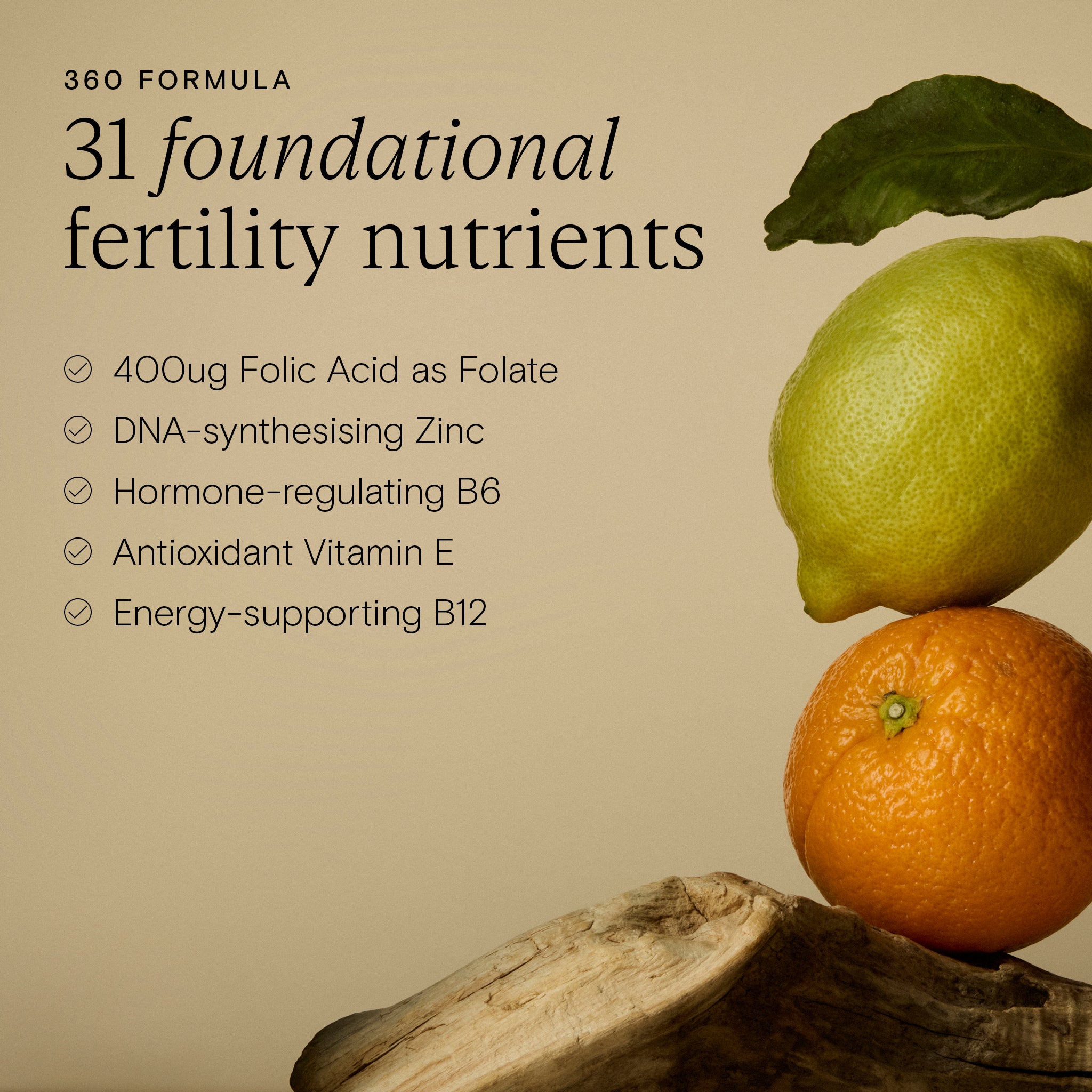Food-Grown® Fertility Support for Women