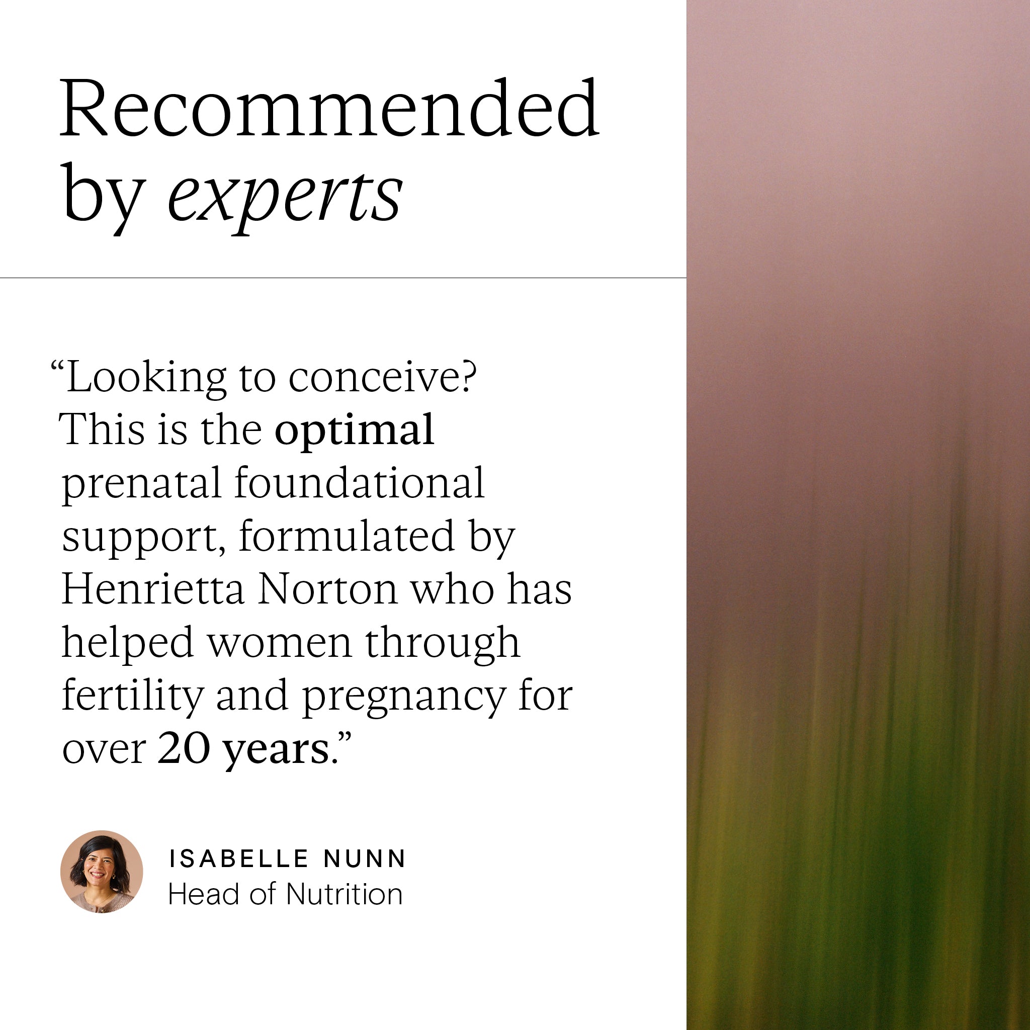 Food-Grown® Fertility Support for Women