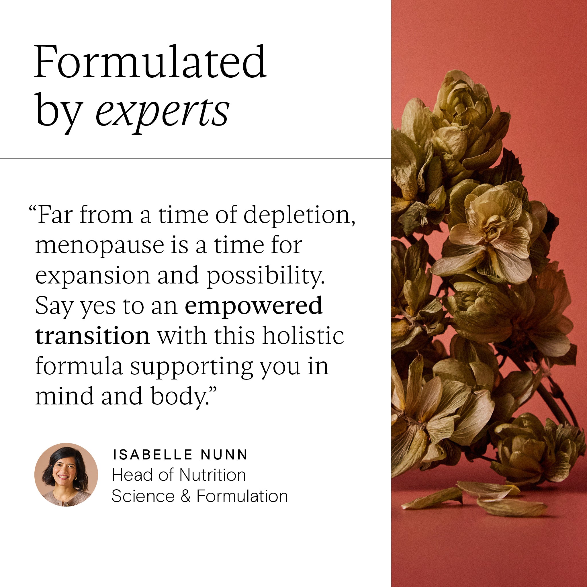 Formulated by experts | Menopause Complex