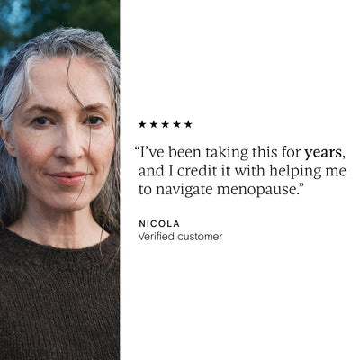 5 star review for Wild Nutrition's Menopause Complex