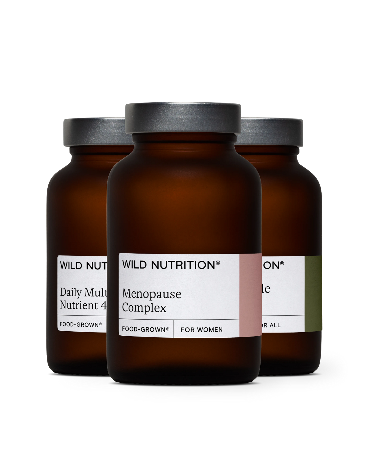 Wild Nutrition's Menopause Support Trio