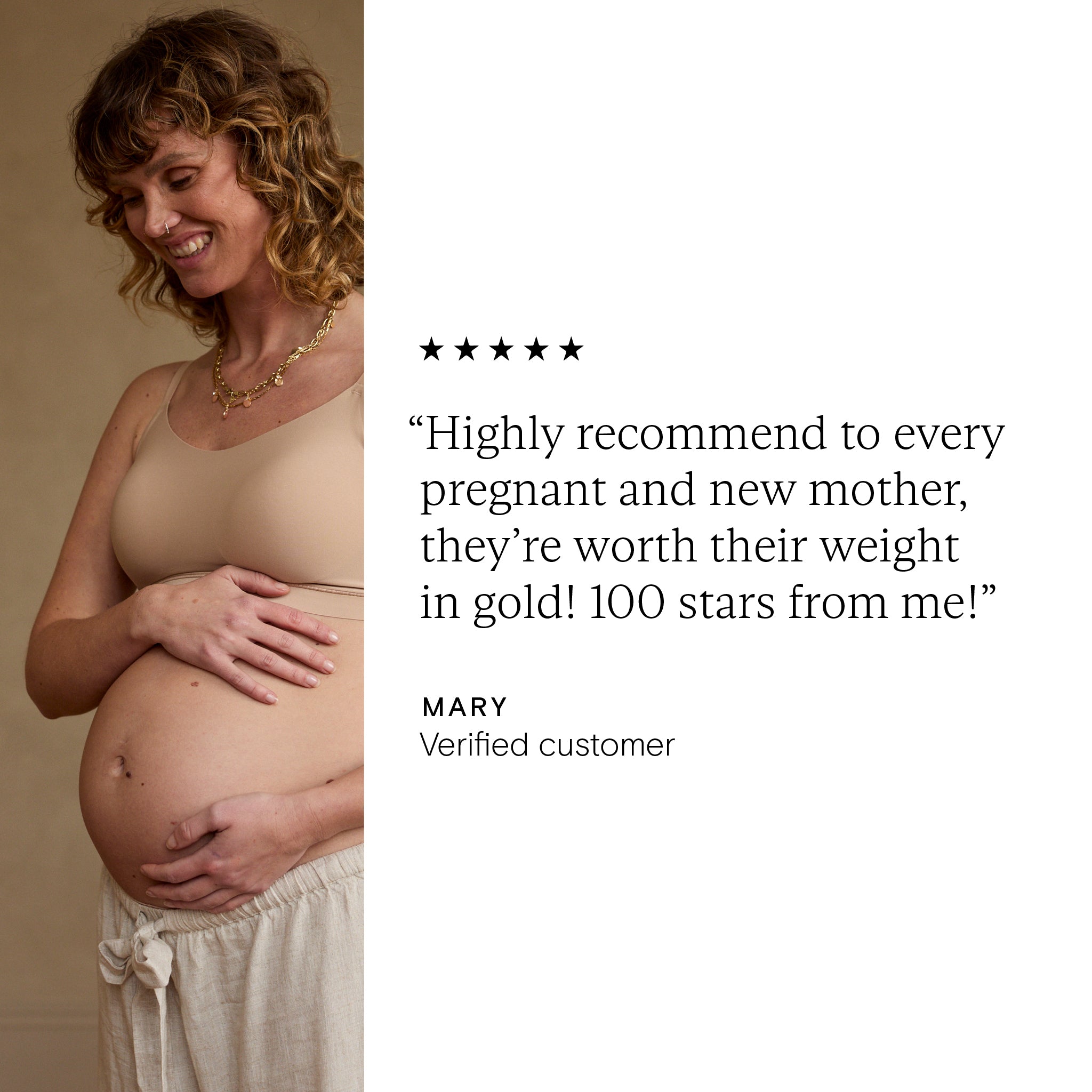 5 star review for the Pregnancy + New Mother Omega 3