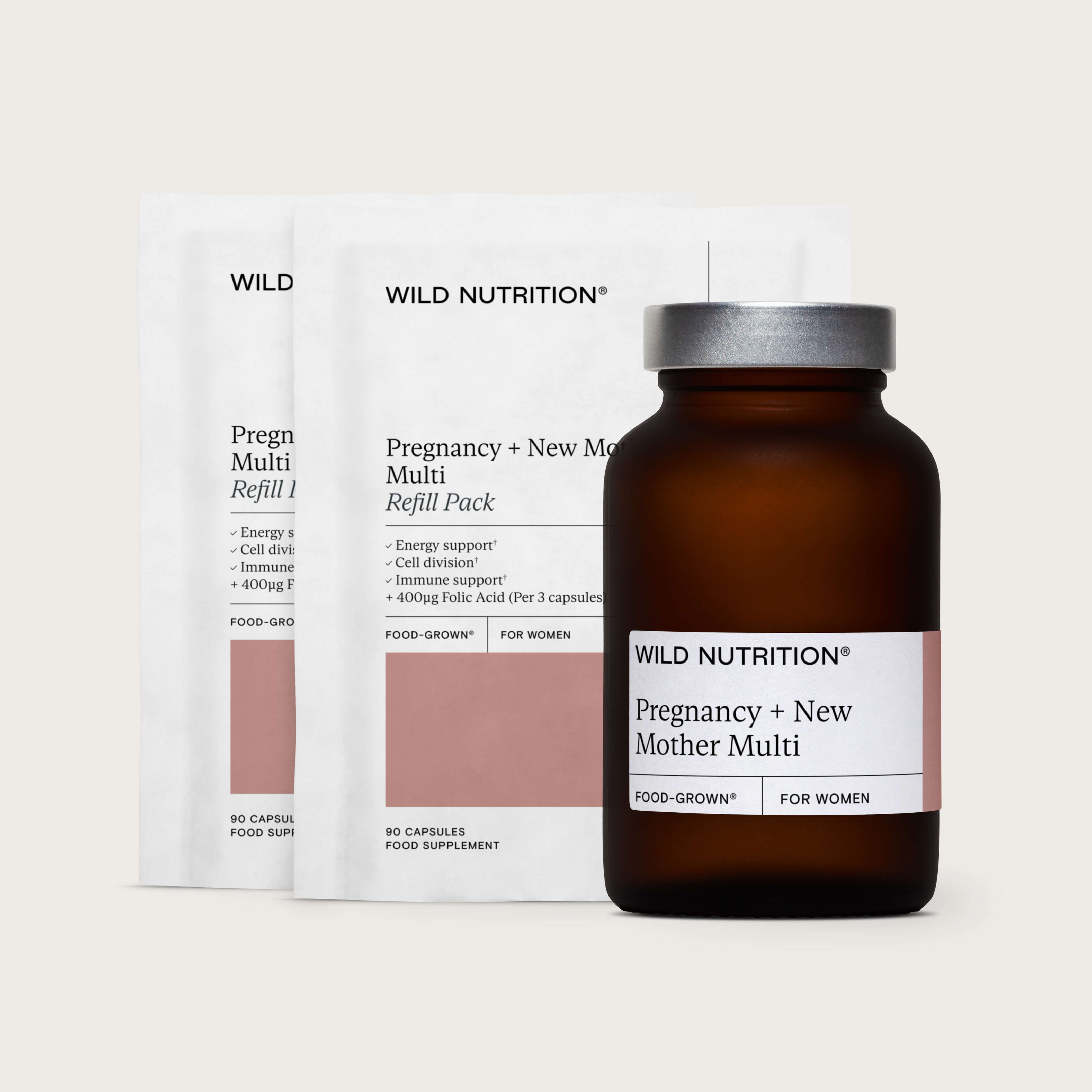 Food-Grown® Pregnancy + New Mother Multi (3 Months Supply)