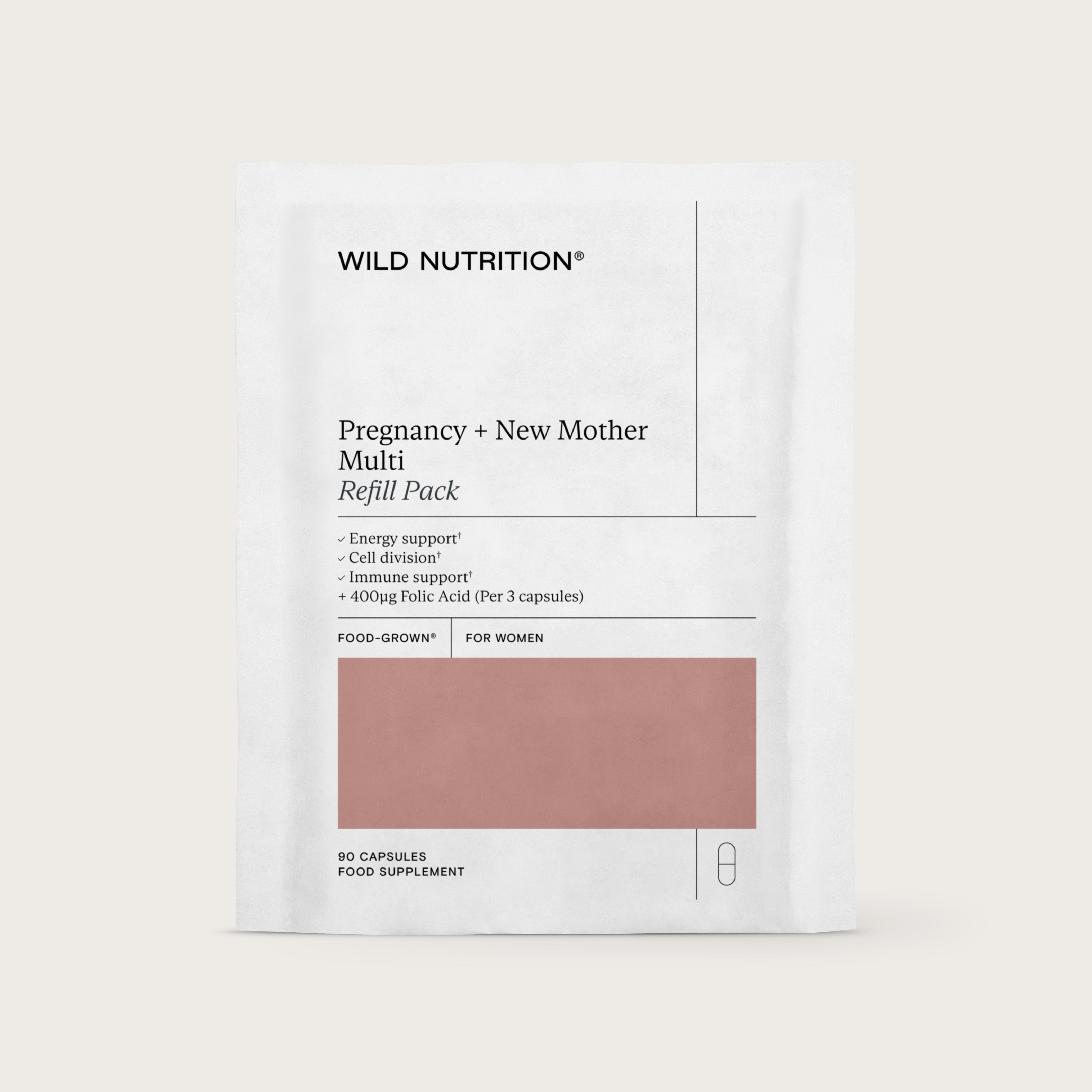 Food-Grown® Pregnancy + New Mother Multi (3 Months Supply)