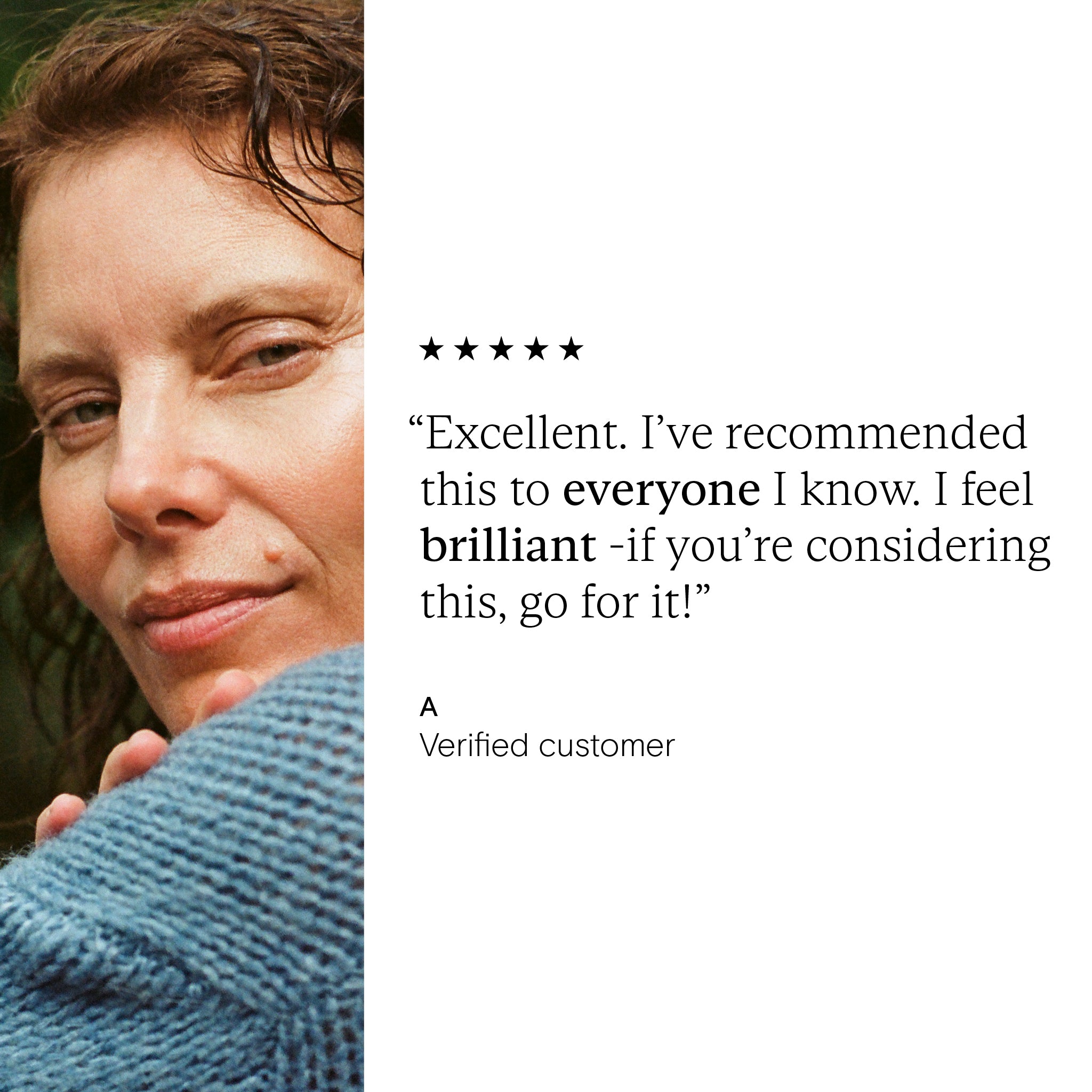 5 star review for Wild Nutrition's Perimenopause Complex