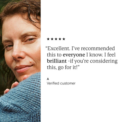 5 star review for Wild Nutrition's Perimenopause Complex