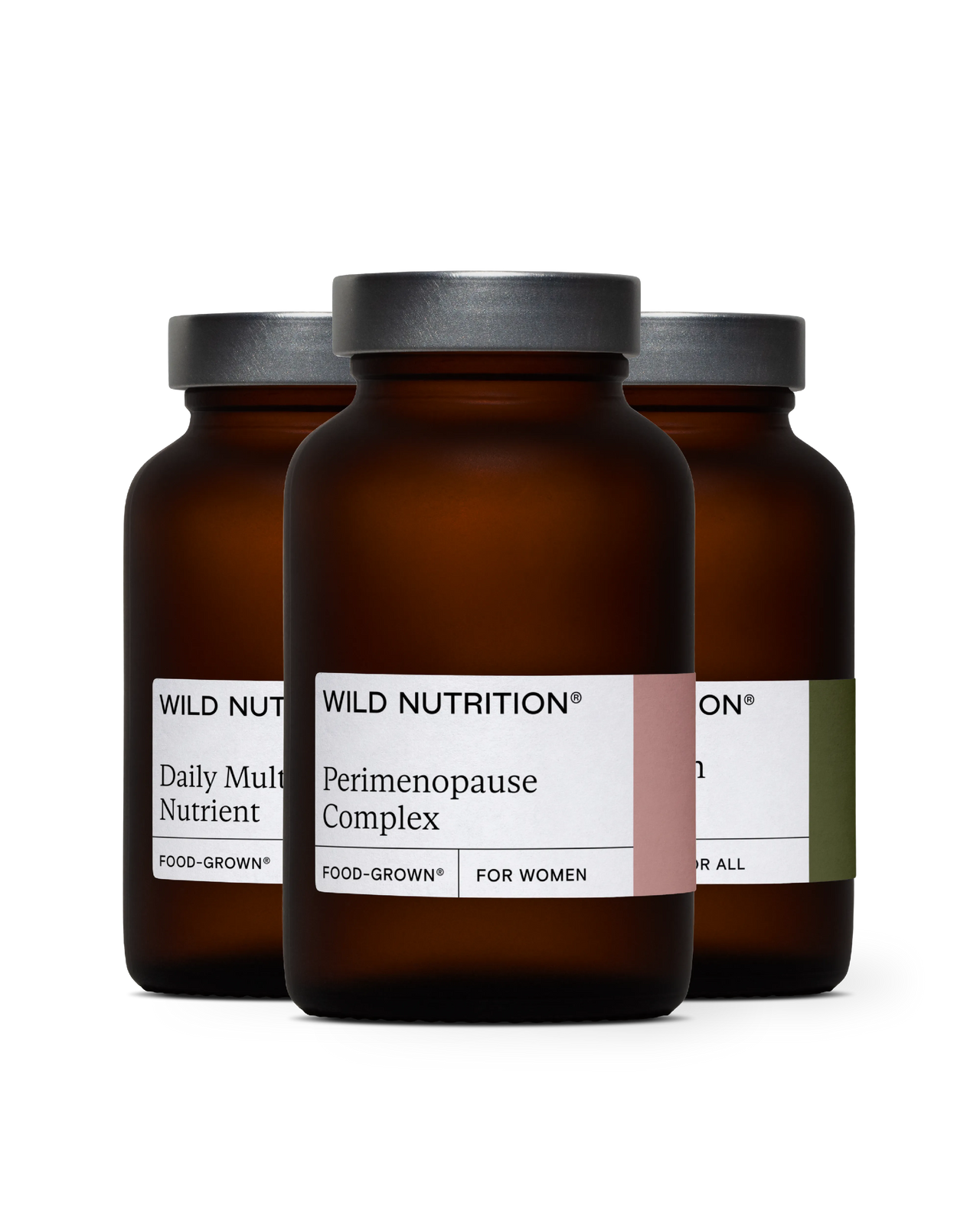 Wild Nutrition's Perimenopause Support Trio