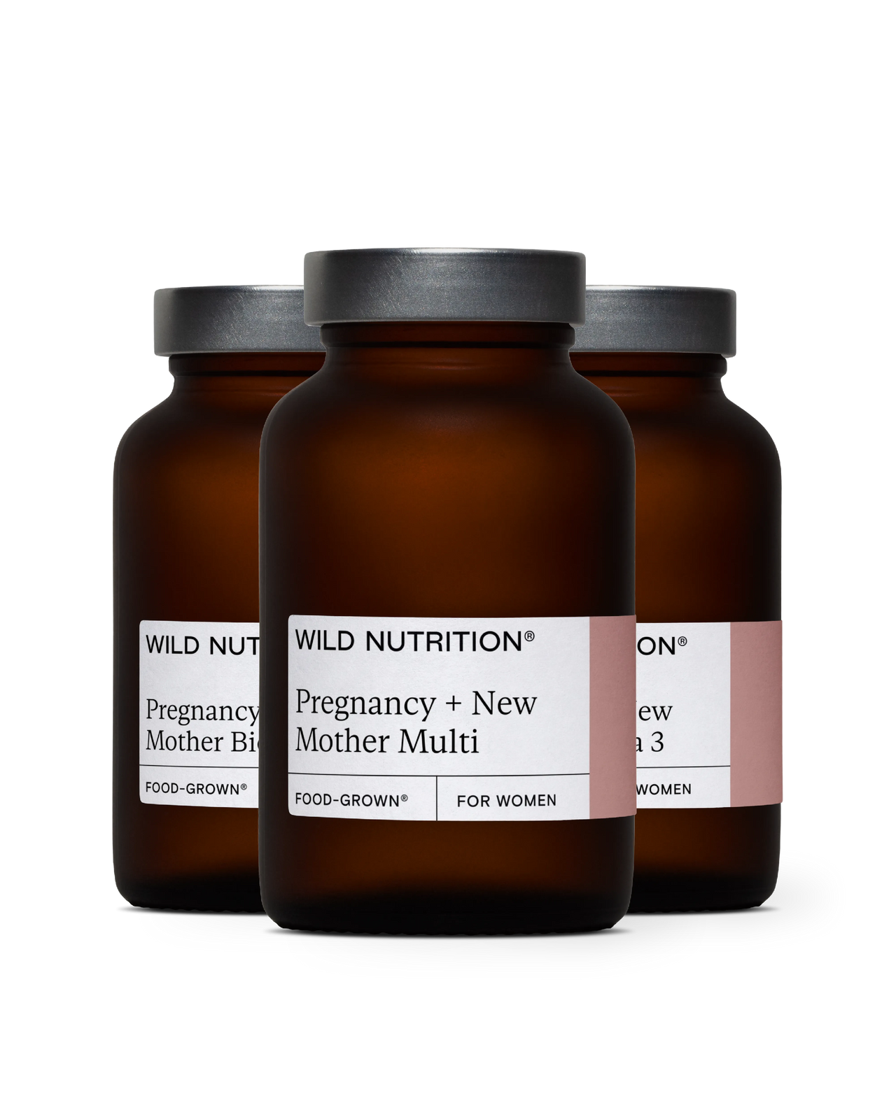 Wild Nutrition's Pregnancy + New Mother Support Trio