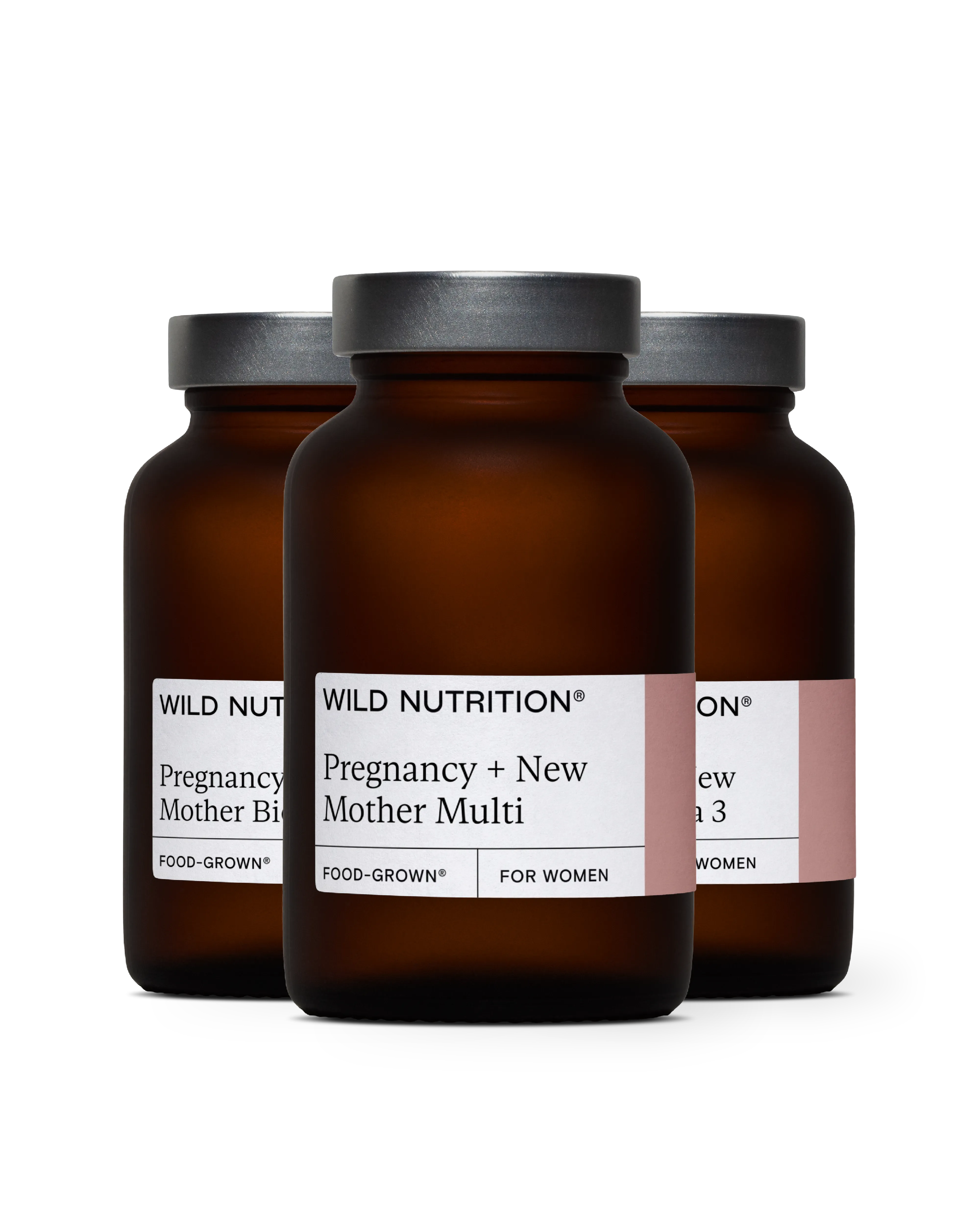 Wild Nutrition's Pregnancy + New Mother Support Trio