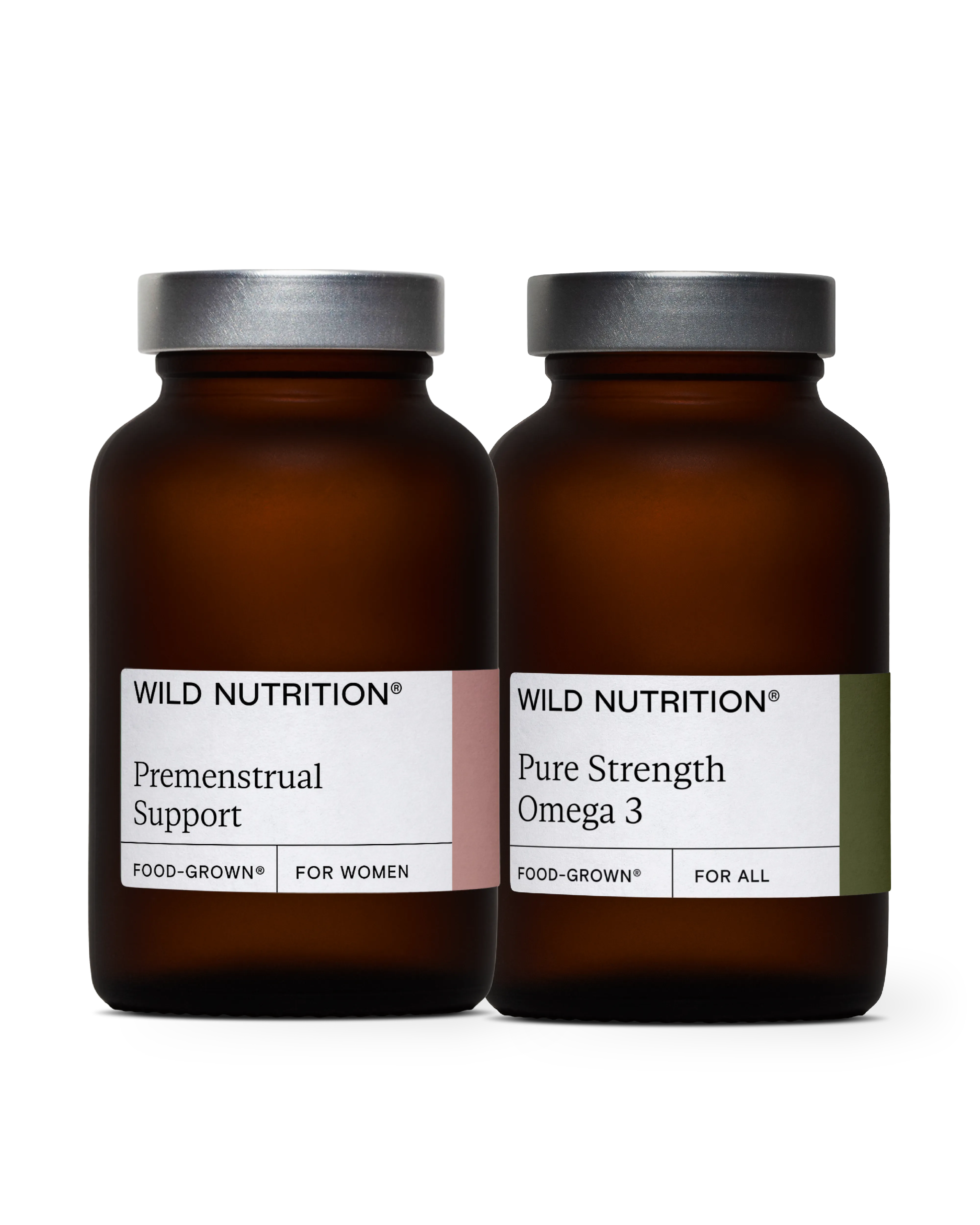 Wild Nutrition's Premenstrual + Cycle Support Duo