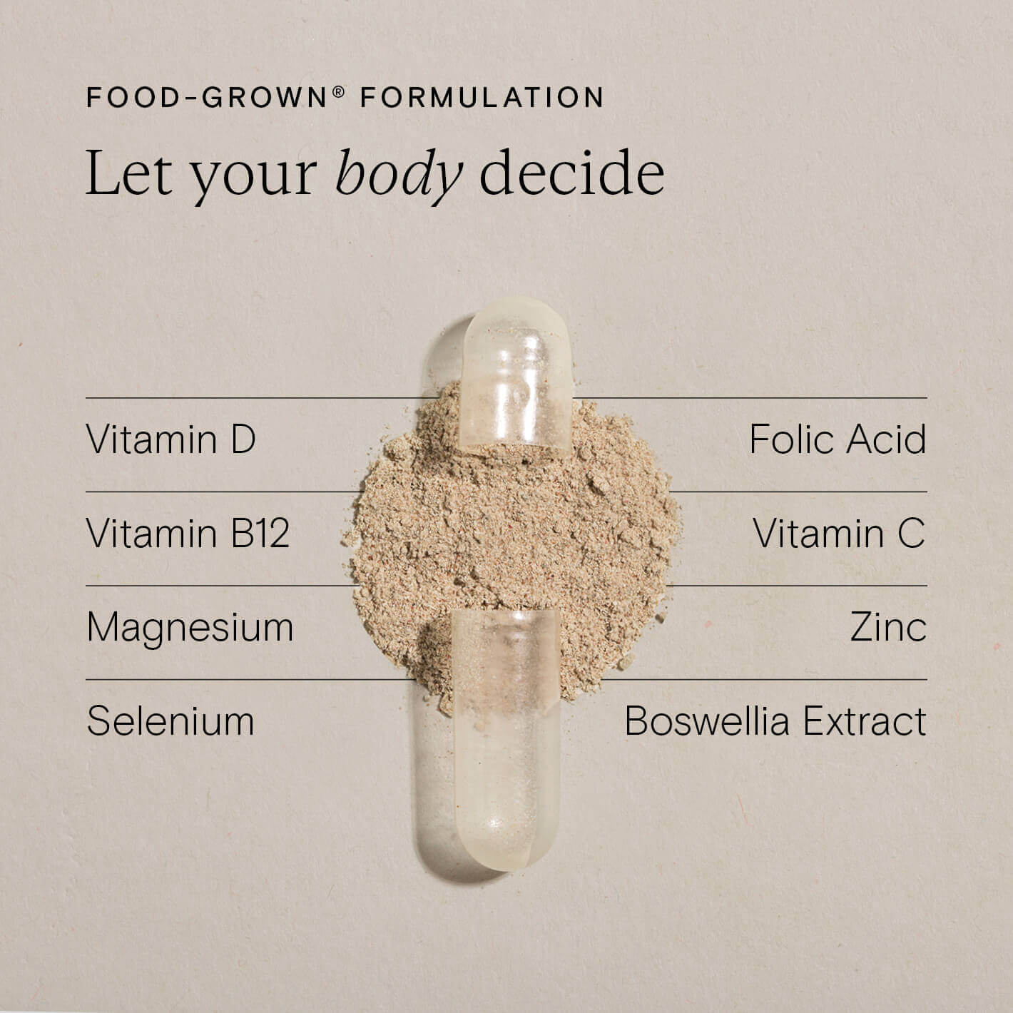 Food-Grown® Bone + Muscle Support