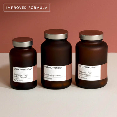 breastfeeding supplement trio of jars