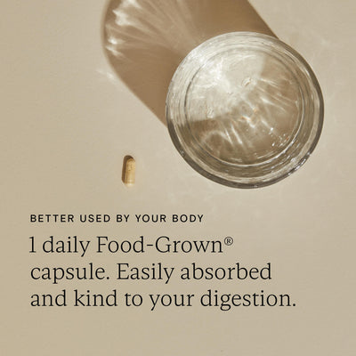 Food-Grown® Pregnancy + new mother biotic - take 1 capsule daily.