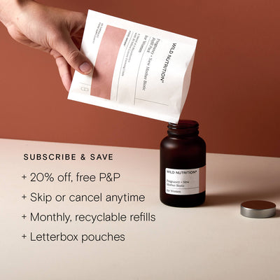 Subscribe + save with 20% off subscriptions at Wild Nutrition