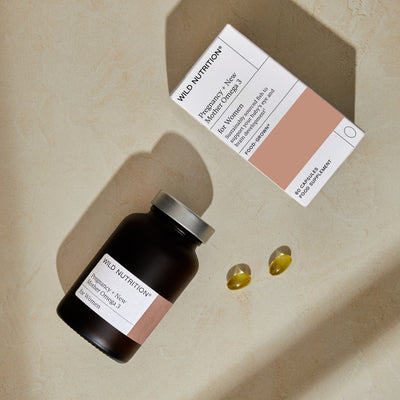 Jar and packaging - Pregnancy and new mother omega 3